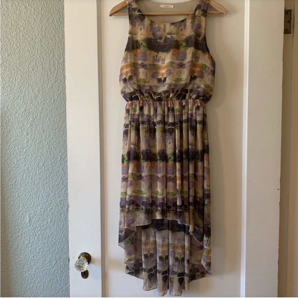 Maitai High Low Dress‎ Multicolor